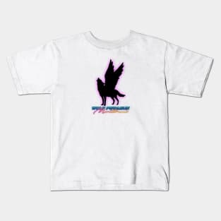 Wolf Pegasus Montreal (Smaller Logo) Kids T-Shirt